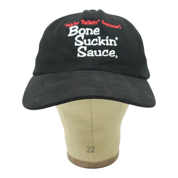 Bone Suckin Sauce Embroidered Logo Strapback Cap Trucker Baseball BBQ Hat - Picture 10 of 14